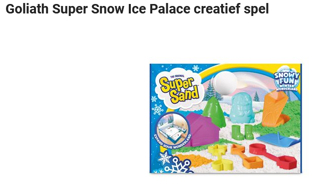 -70% Goliath Super Snow Ice Palace creatief spel