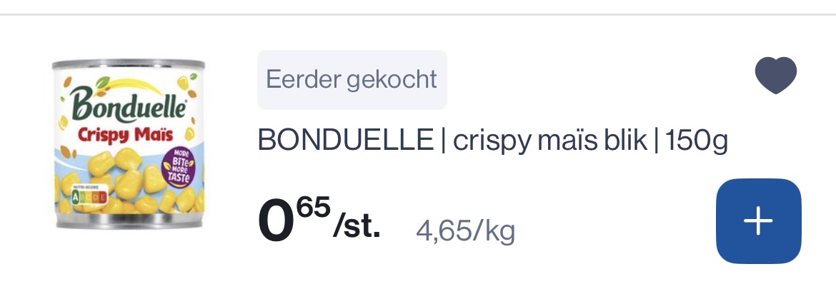 Verschillende Bonduelle tot -50%