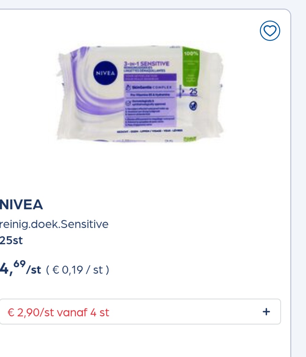 Heel veel nivea producten -50% enkel vandaag!!
