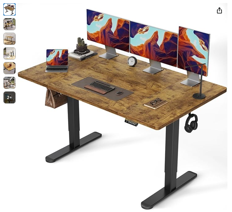 Claiks Elektrisch Hoogteverstelbaar Bureau 160 x 80 cm aan 94,99 euro