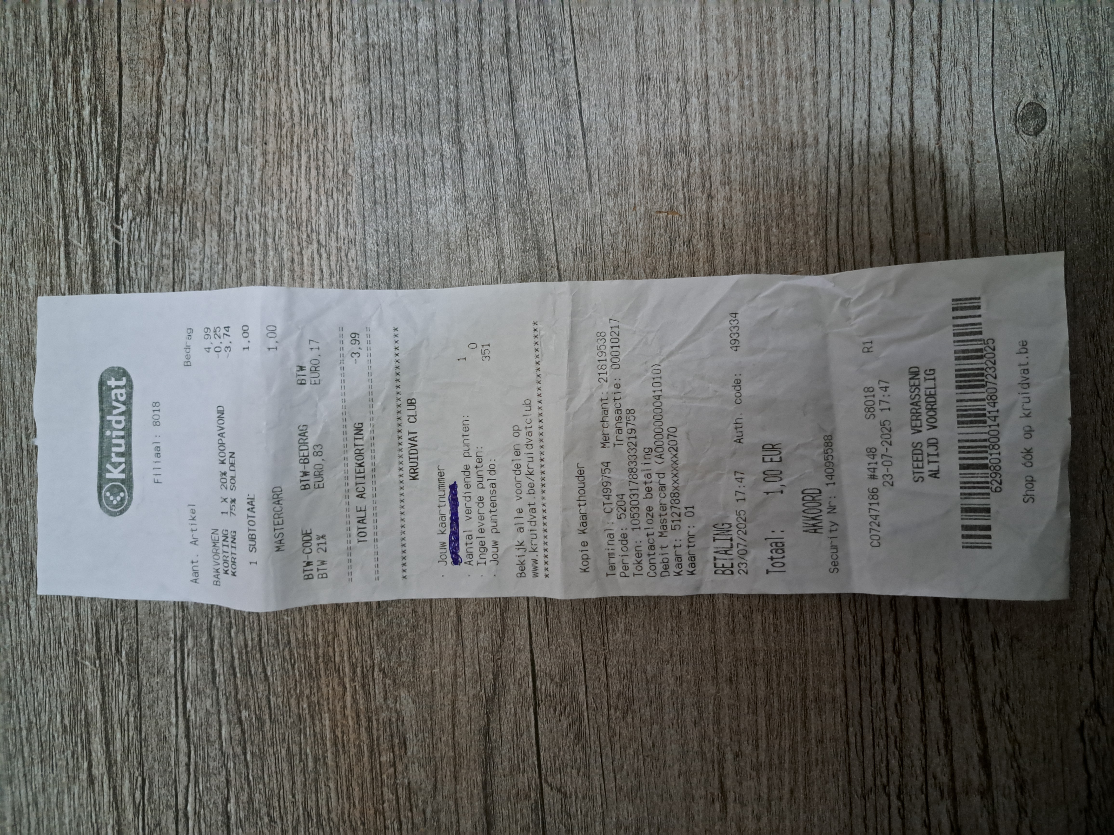 Bakvormpjes gekocht met gele sticker -75%