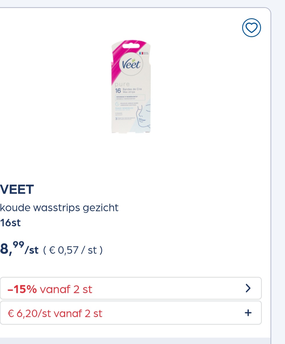 Alle veet -15% extra