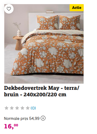 Tot 70% korting bij Leenbakker