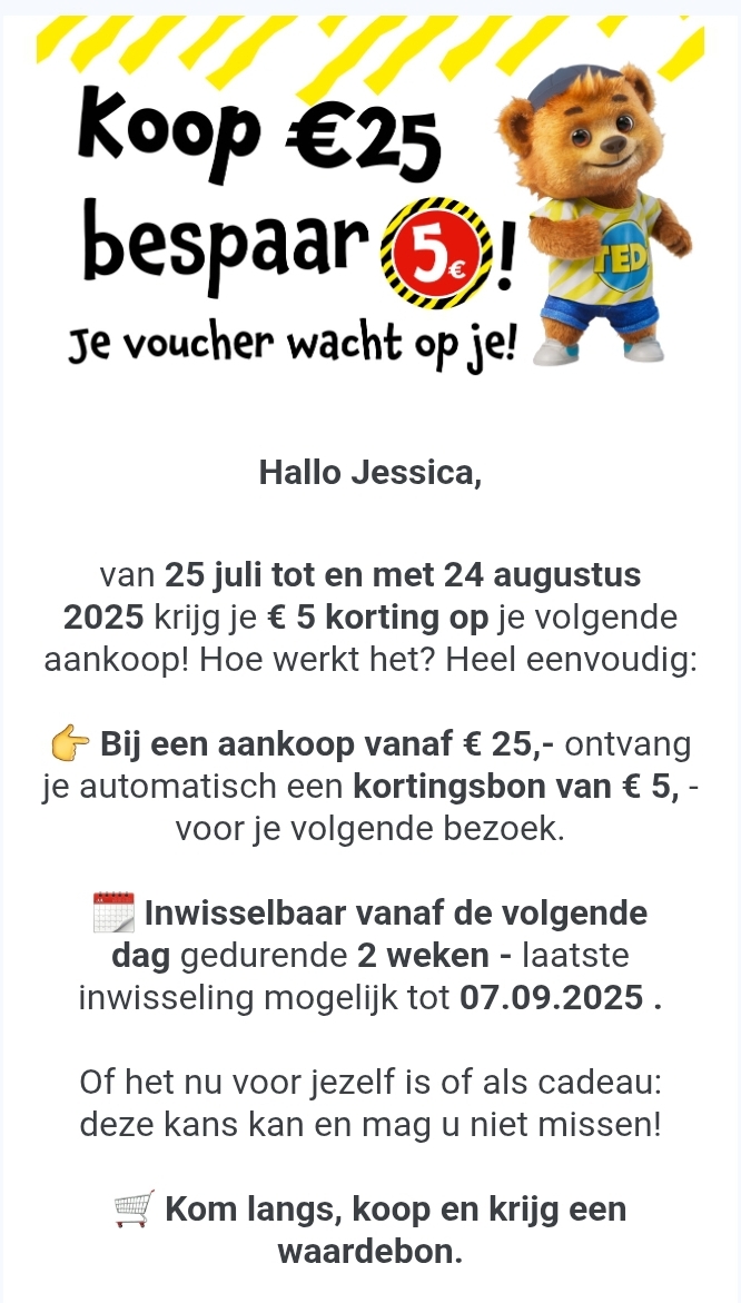 🎉€5 gratis – bij uw volgende aankoop!