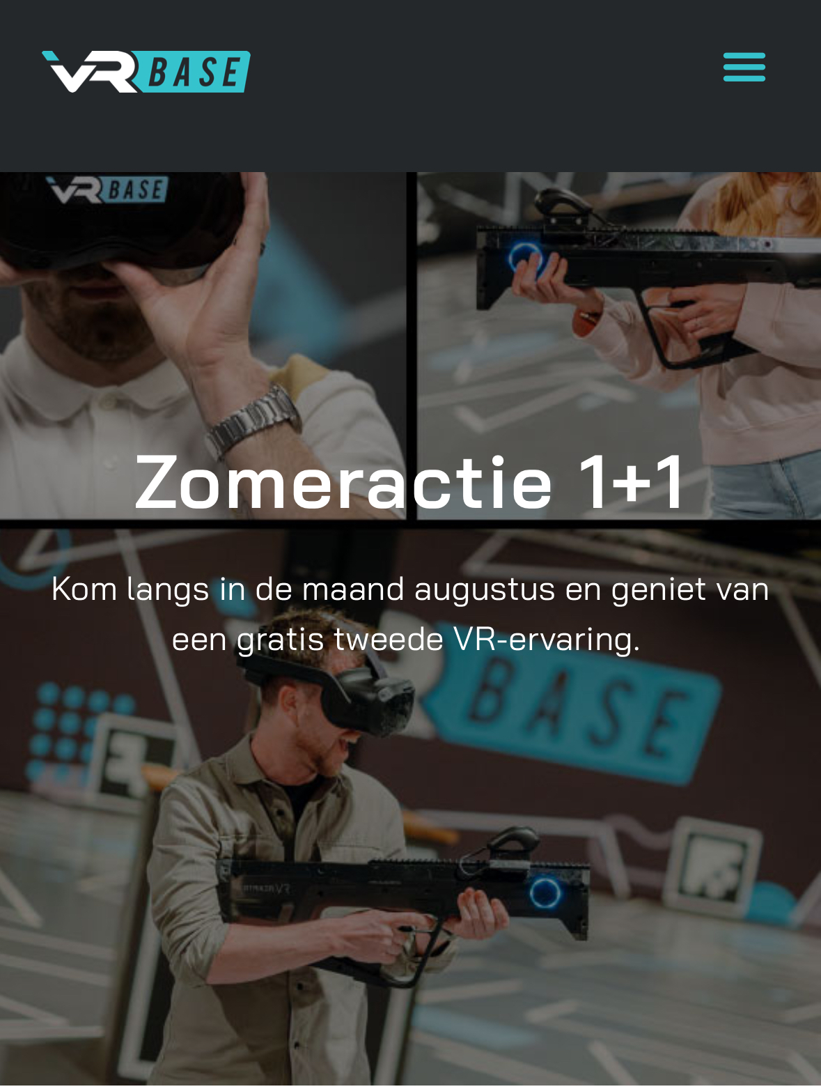 Zomeractie VR Base 1+1 gratis