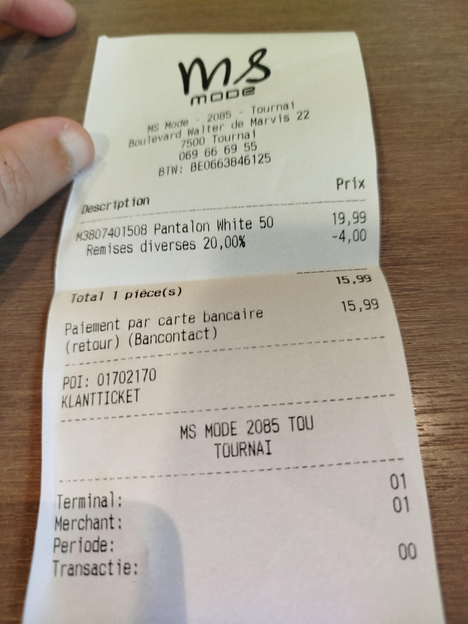 20% extra korting op solden bij ms mode