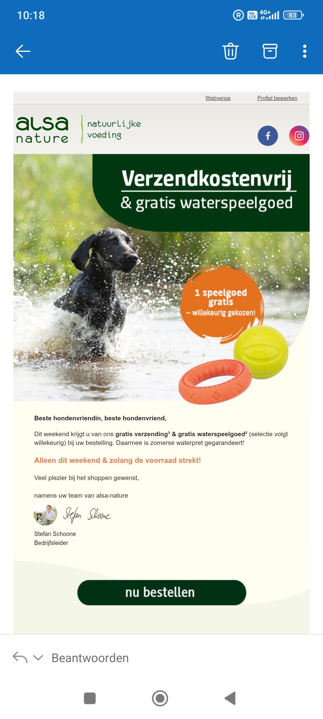 Korting en gratis speelgoed bij alsa natura