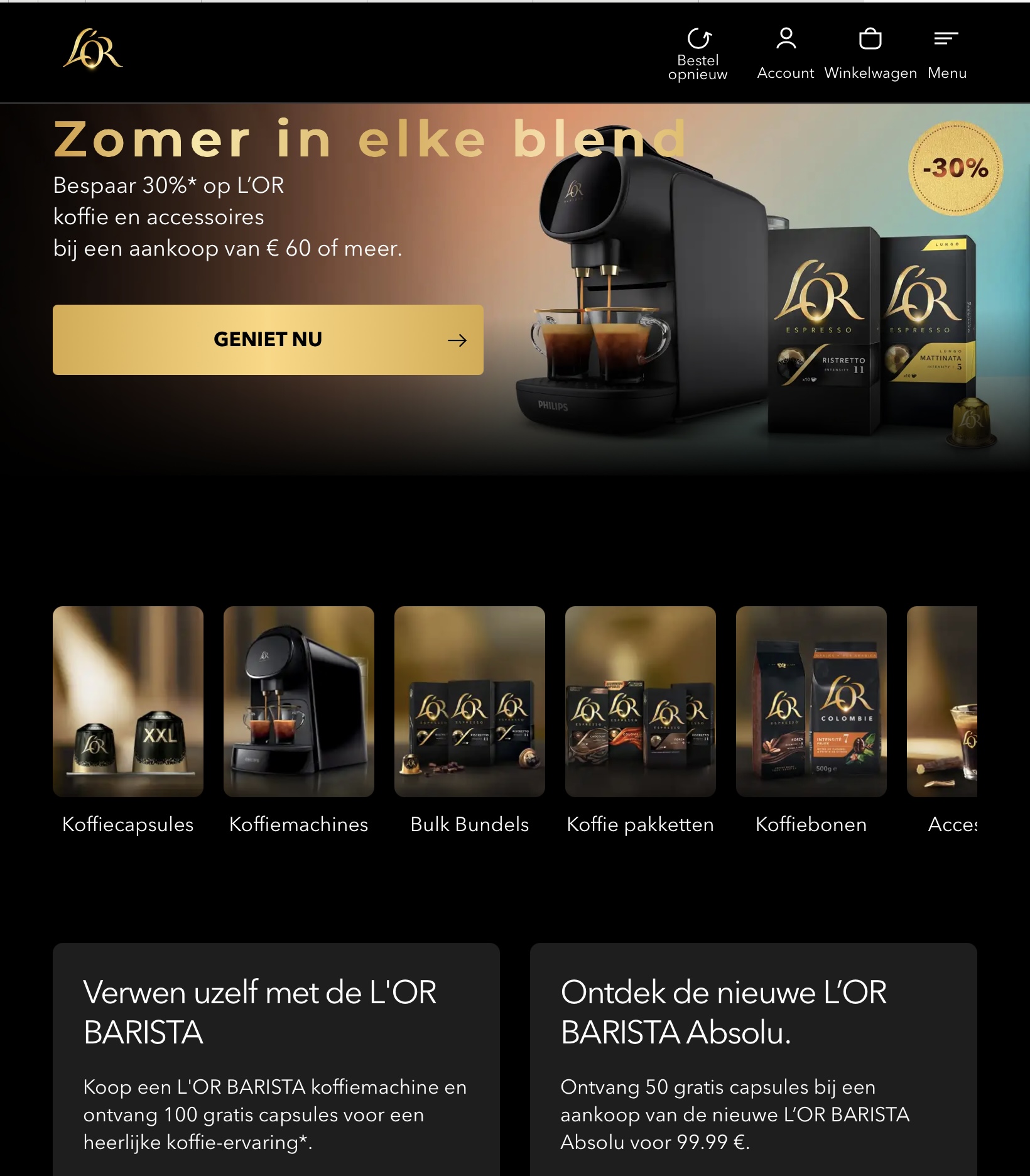 L’or koffiecapsules