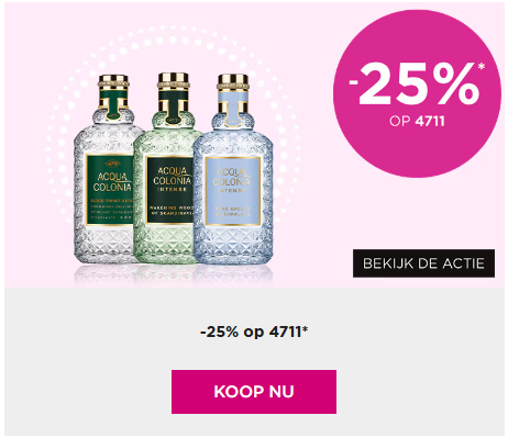4711 met 25% korting bij ICI Paris XL