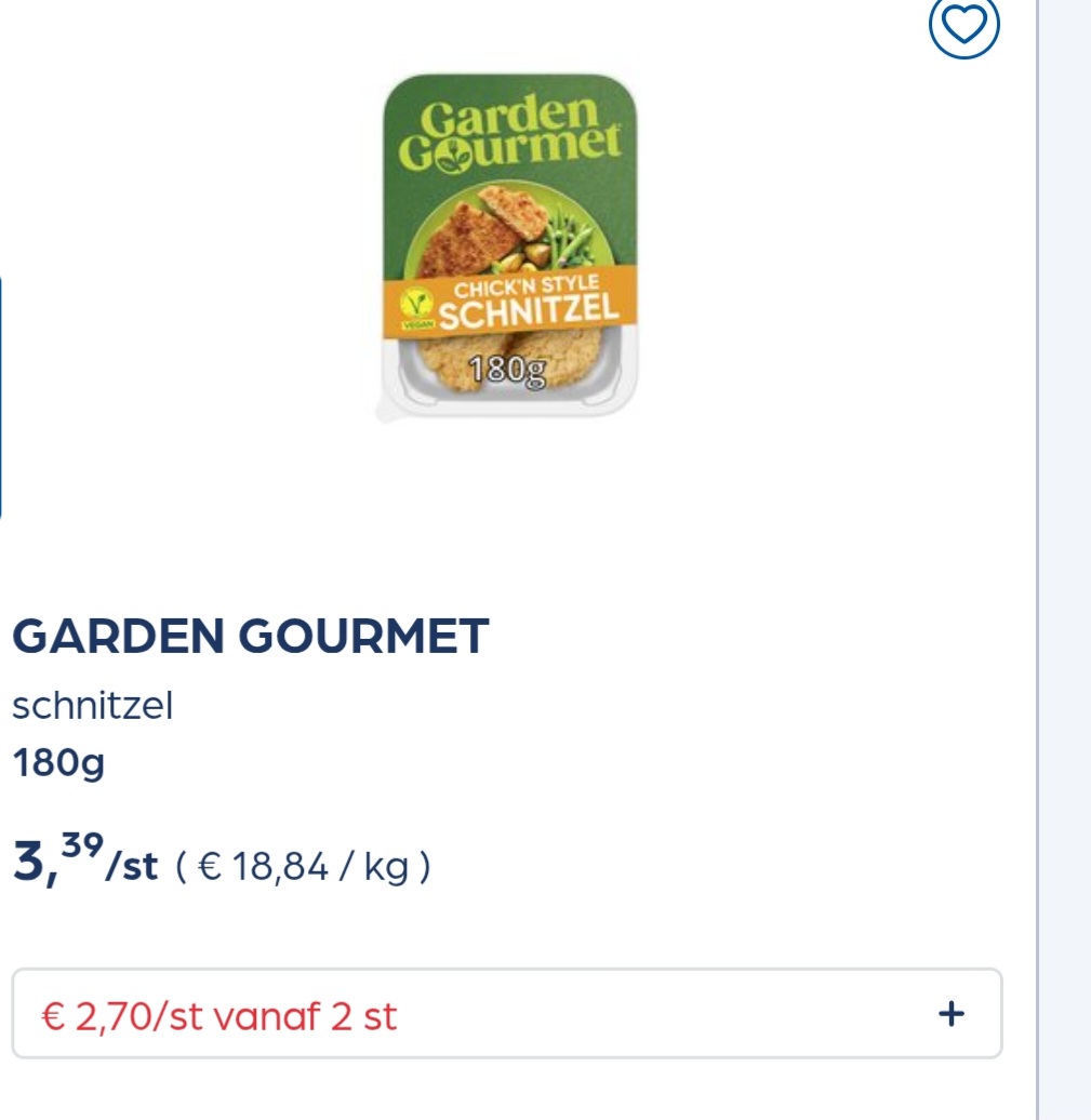 Garden gourmet in promo