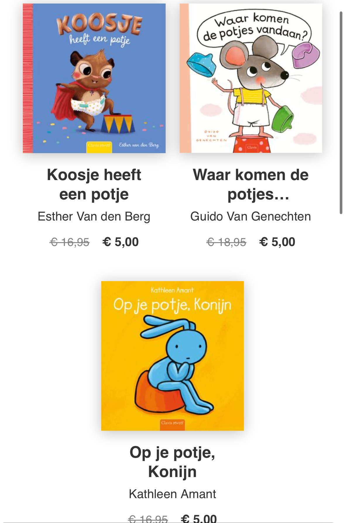 Potjestraing boekjes