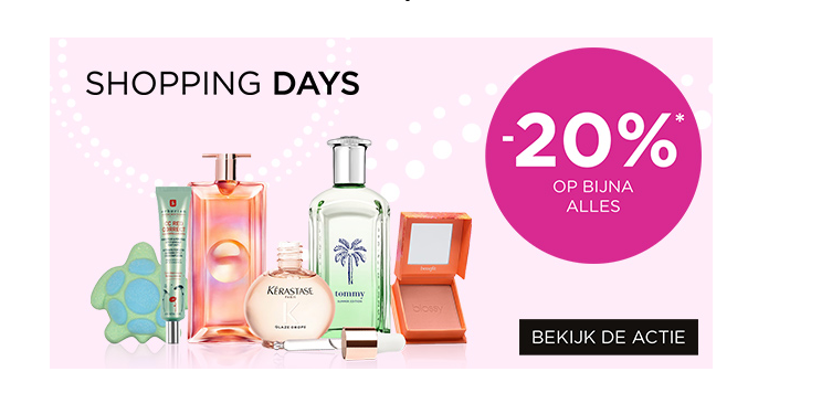 20% korting op bijna alles bij Ici Paris XL