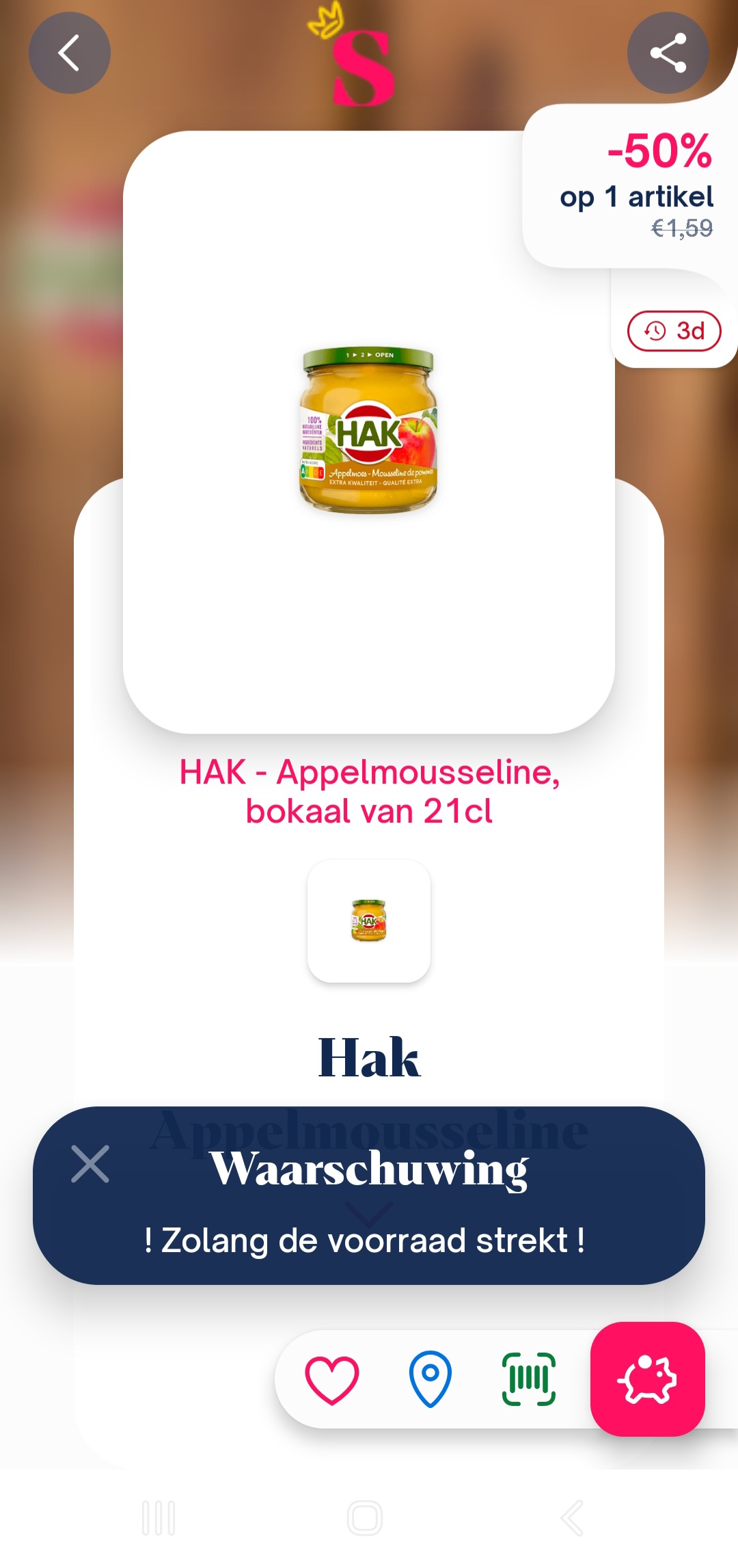 hak appelmouseline -50%