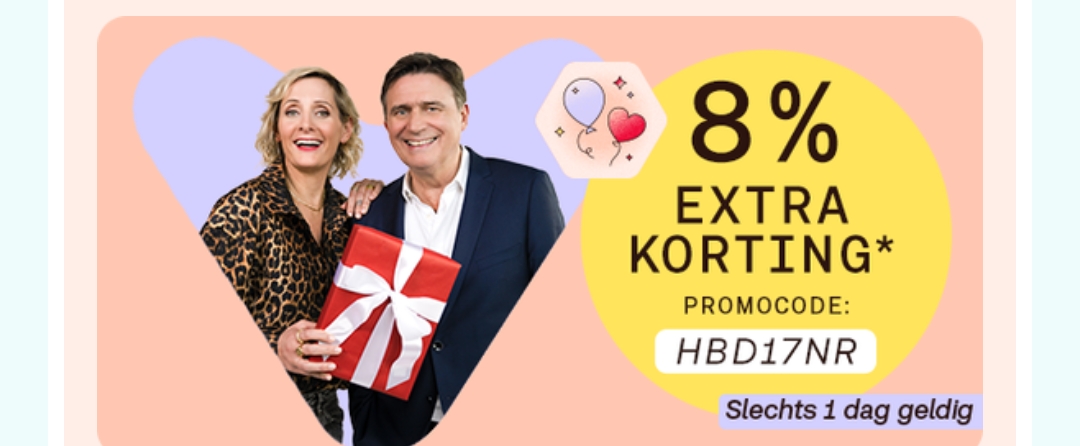 Farmaline bestaat 17 jaar vandaag 8% korting