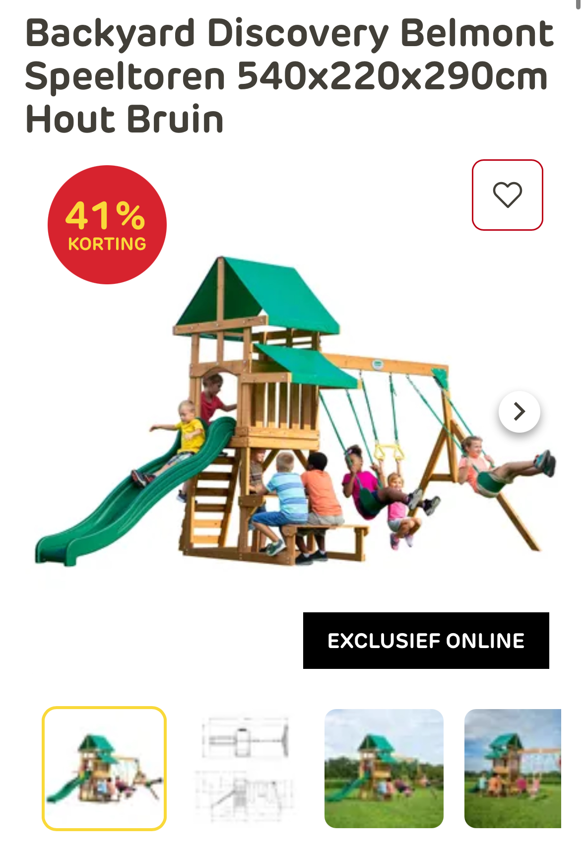 Backyard Discovery Speeltoren