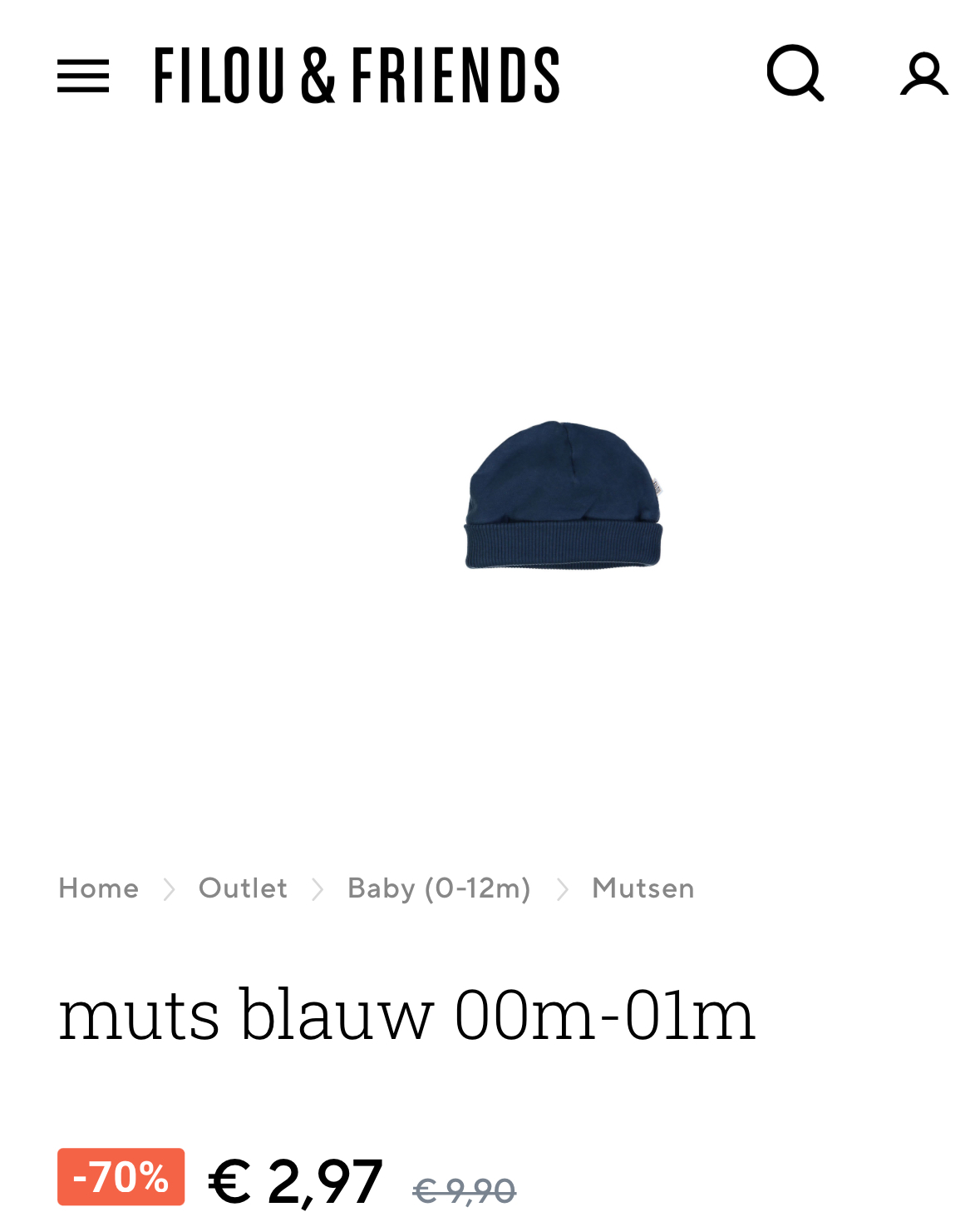 Filou outlet prijsjes