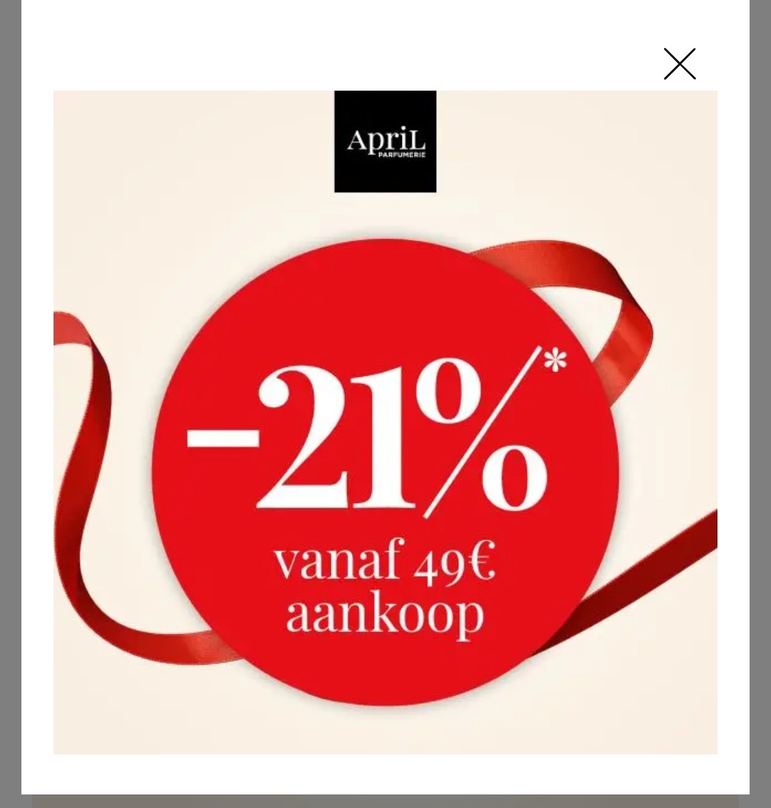 21% bij april beauty