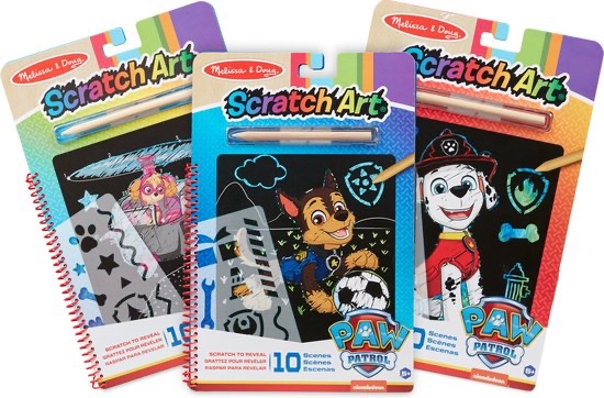 PAW Patrol Scratch Art 3-pack