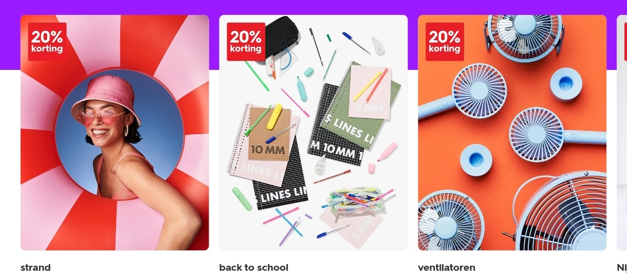 20% korting op alles bij Hema 😍