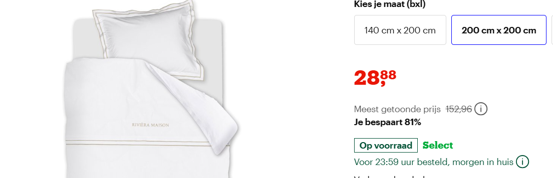 Rivièra Maison Salute dekbedovertrek -81%