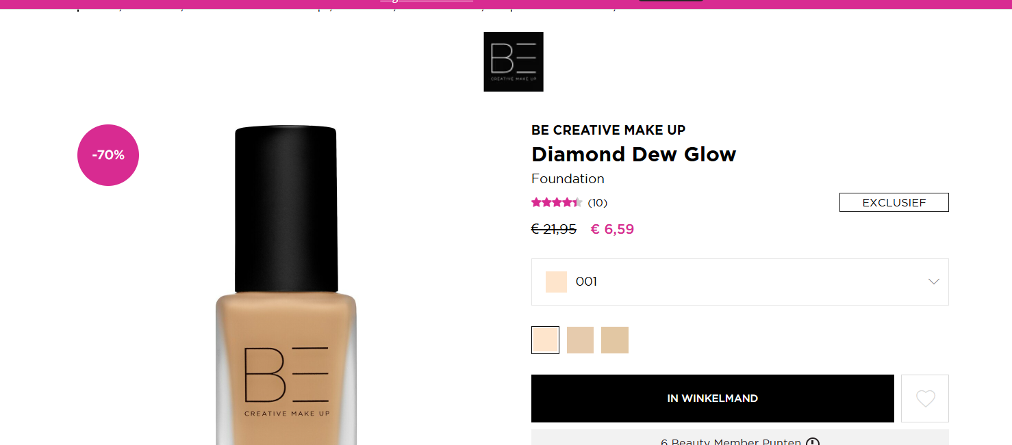 Foundation van Ici Paris XL aan -70%