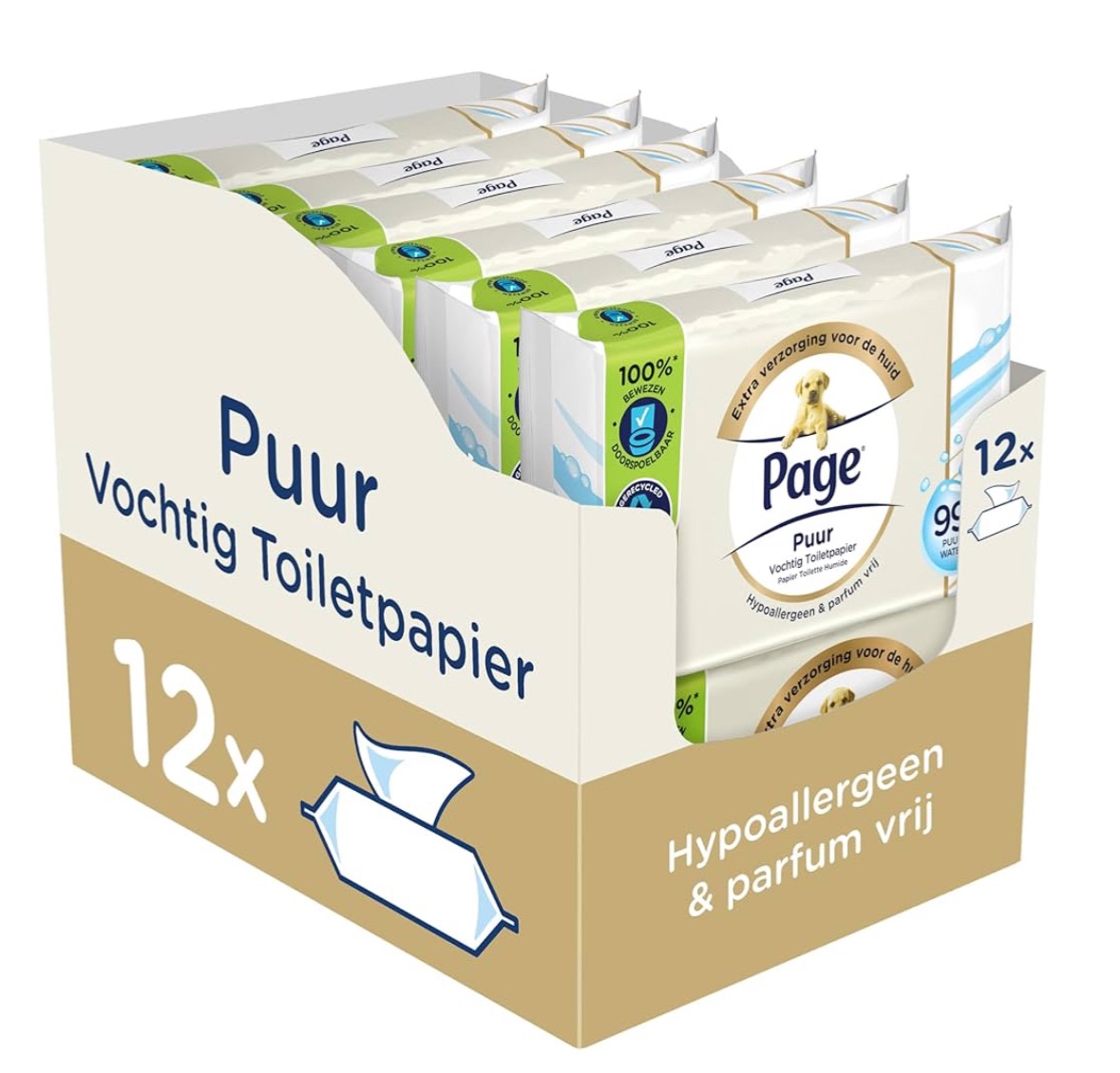 Page Vochtig Toiletpapier