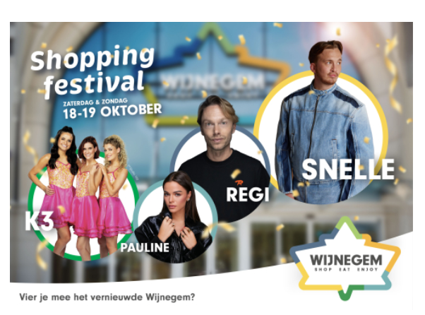 Shopping festival Wijnegem met optredens, kortingen en meer ✨