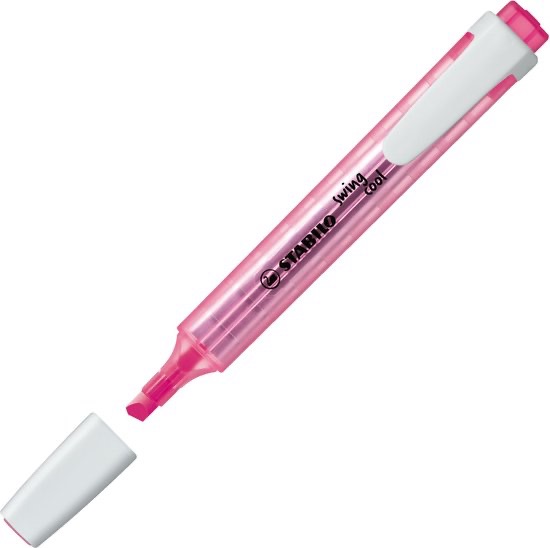 10 roze markeerstiften