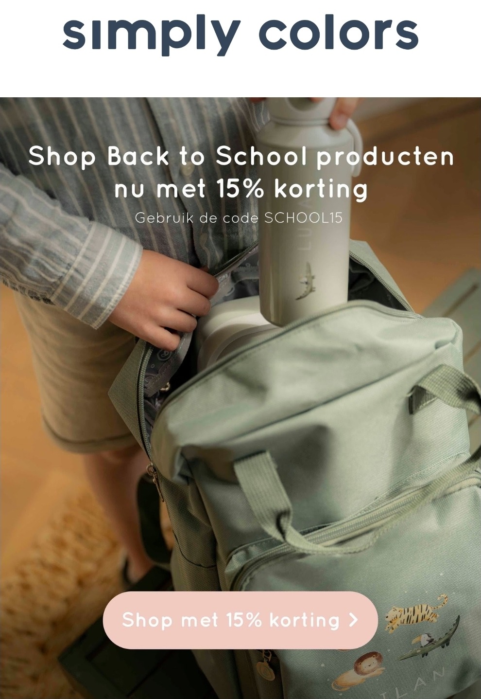Complete Back to School-collectie met 15% korting