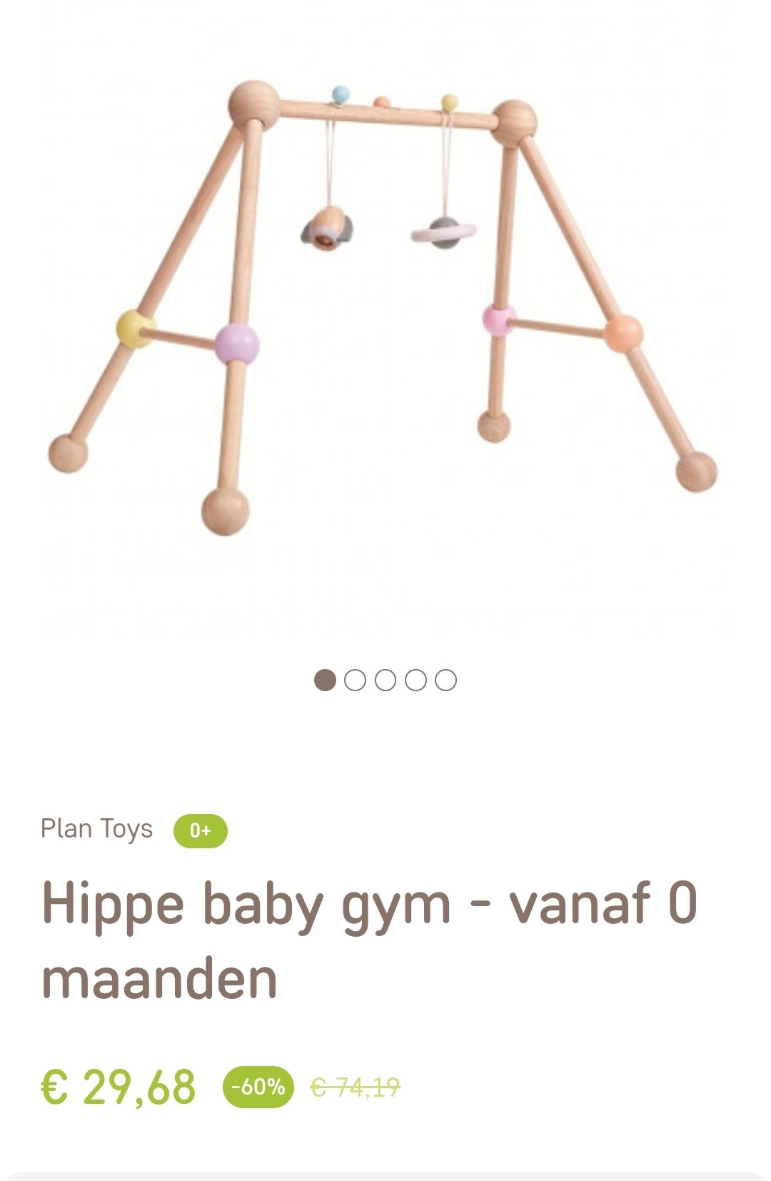 Plan Toys Hippe baby gym -60%