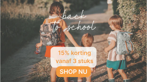 Back to school met -15% bij de Gele Flamingo
