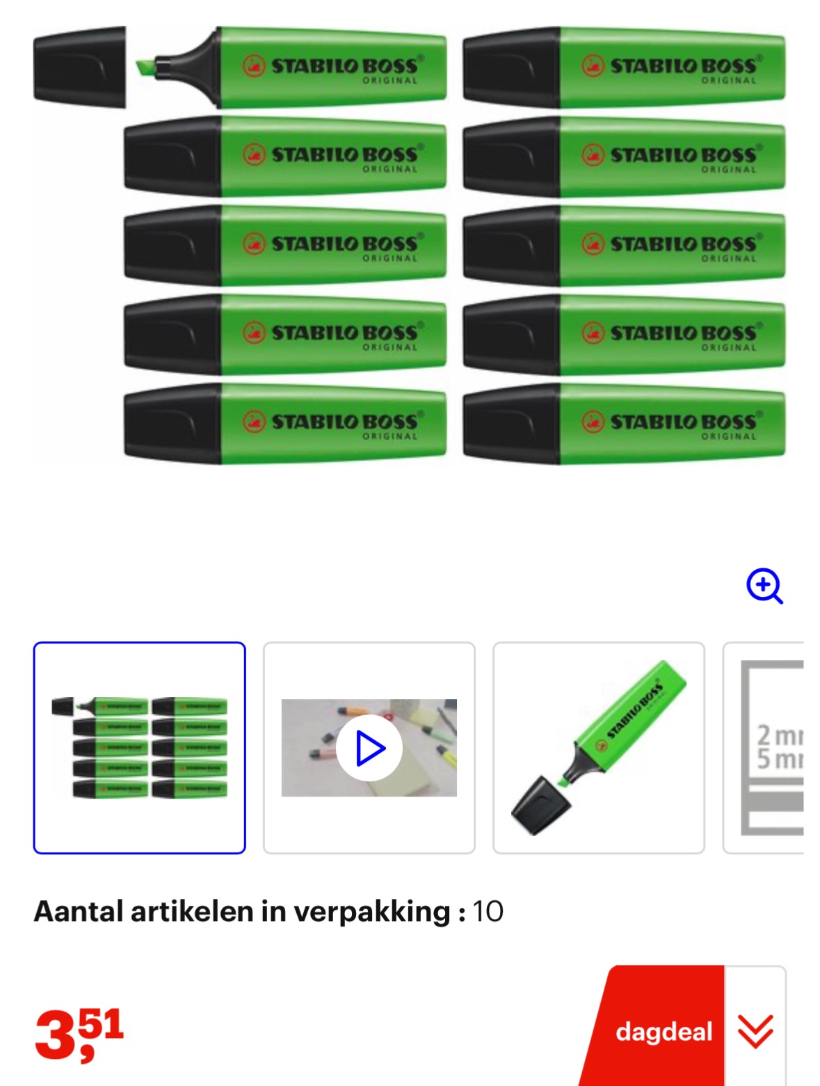 Stabilo Markeerstiften