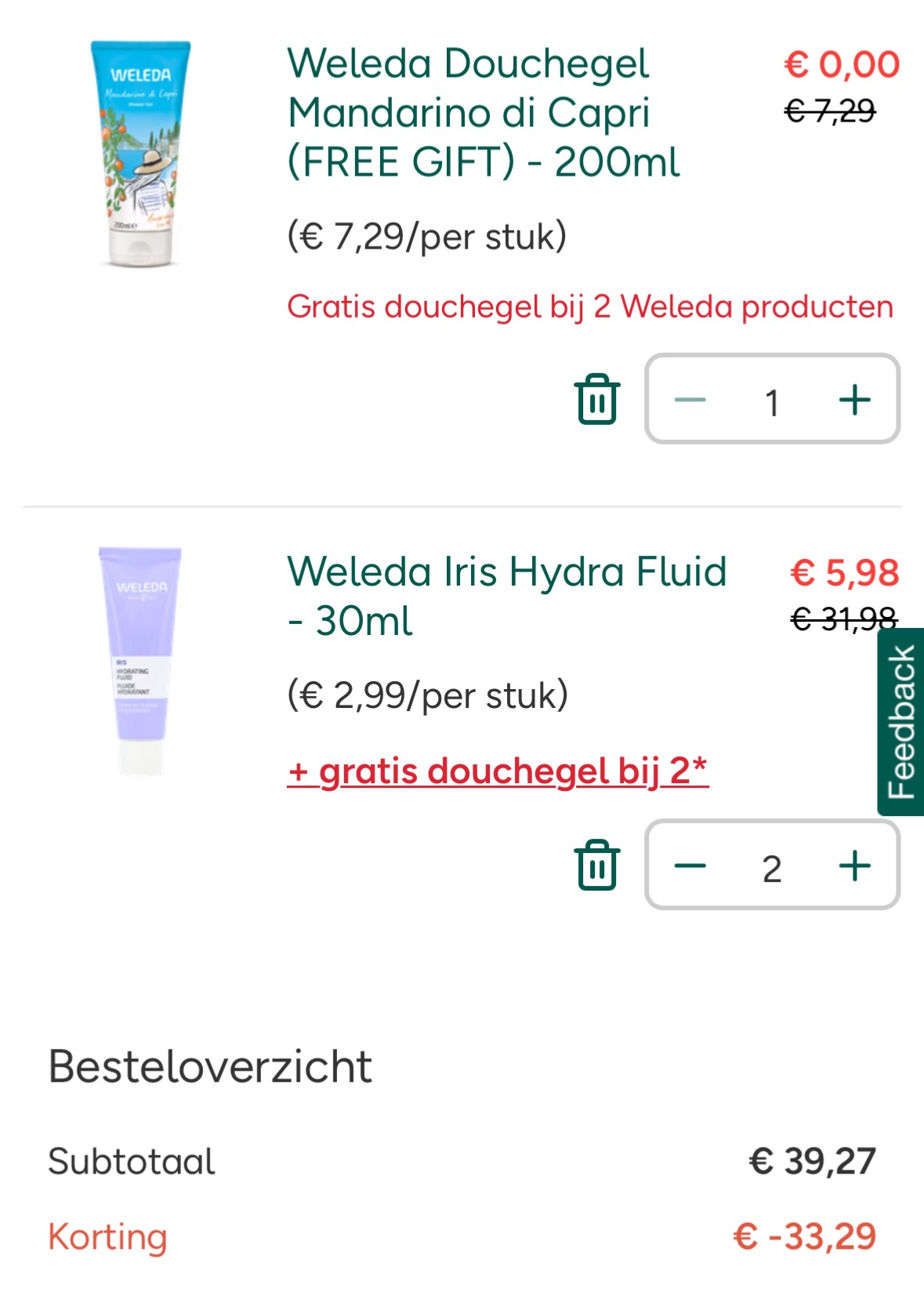 Weleda Iris Hydra Fluid -84%