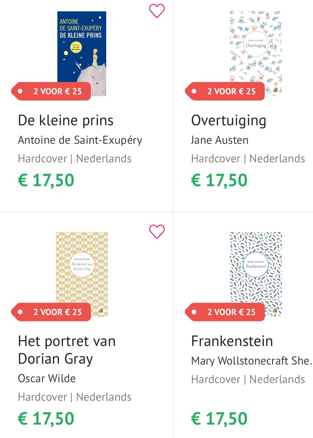 2 Rainbow klassiekers voor €25