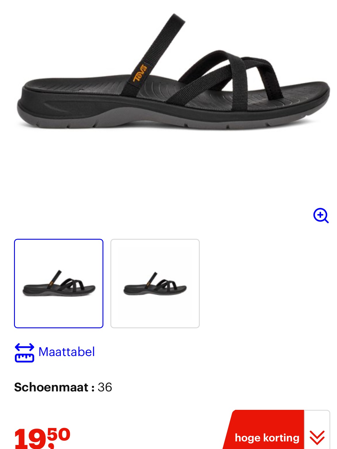 Teva maat 36