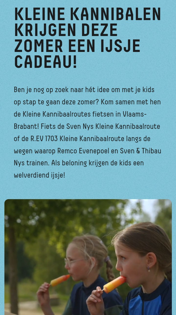 Gratis ijsje voor kleine kannibalen 🍦🍨🚴🏻 + gadget