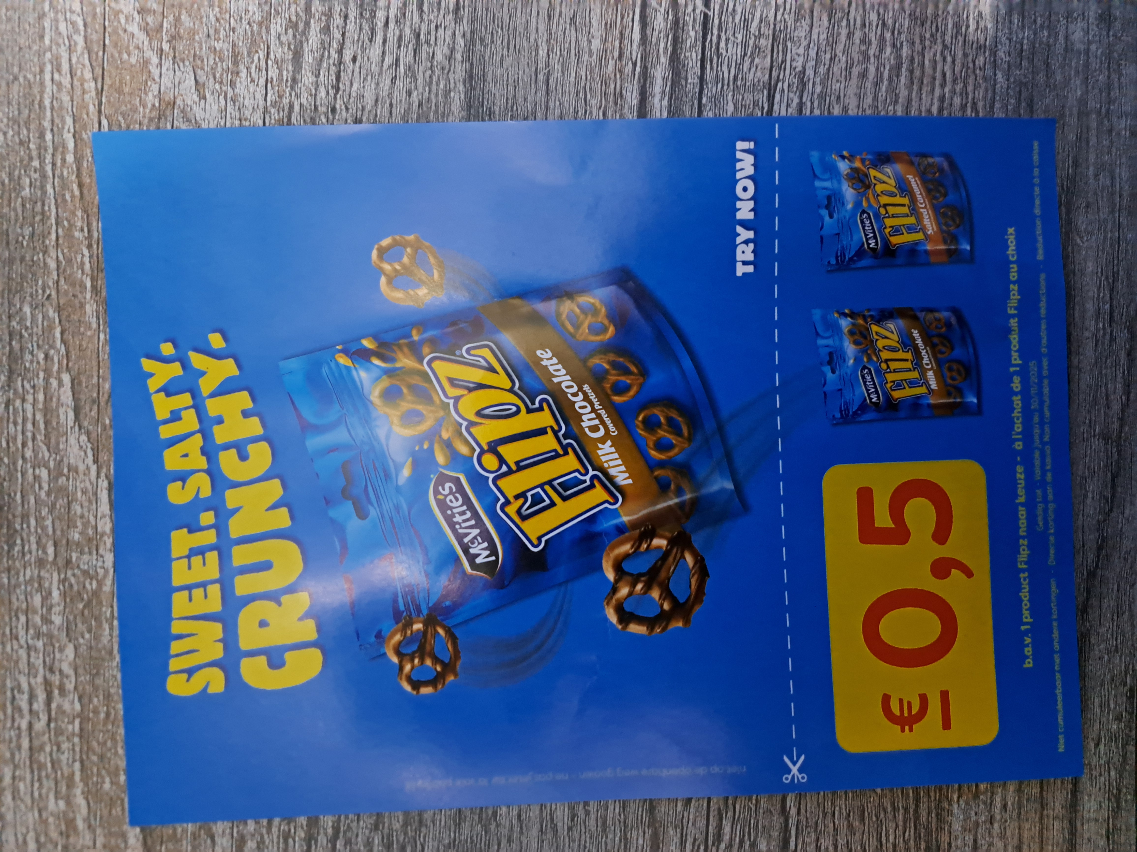 -€0,50 Flipz
