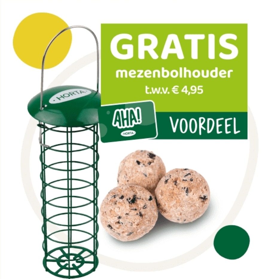 Gratis mezenbolhouder bij Horta