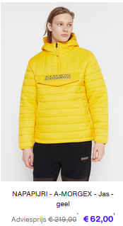 Tot 75% korting op Napapijri kleding voor dames en heren!