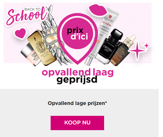 ICI Paris XL opvallend lage prijzen, tot -40% 🎀 Back to school