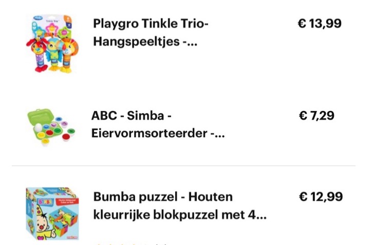2+1 op babyspeelgoed bij Bol