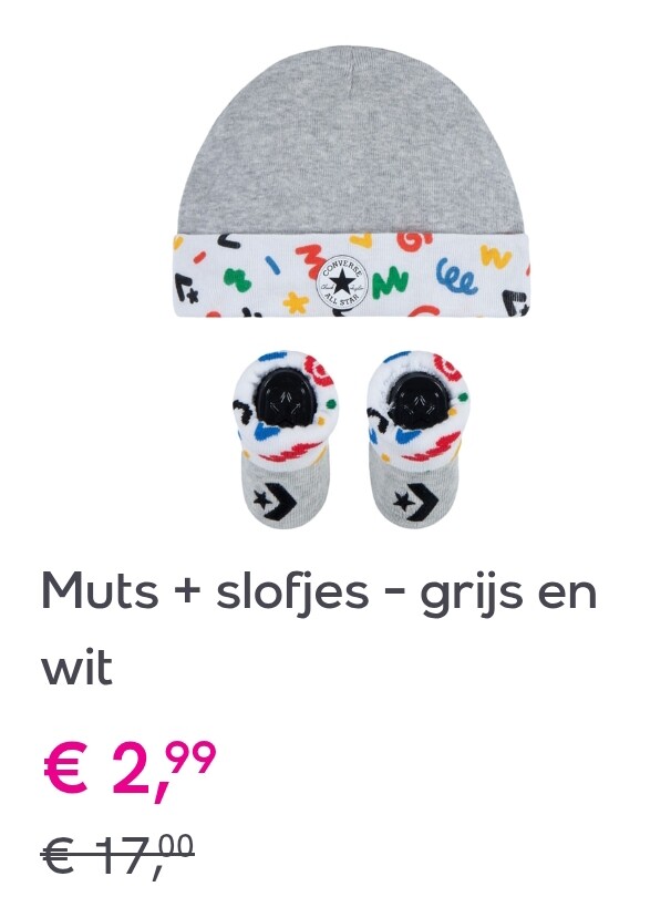 Tot 86% korting op Converse babykleding/kinderkleding