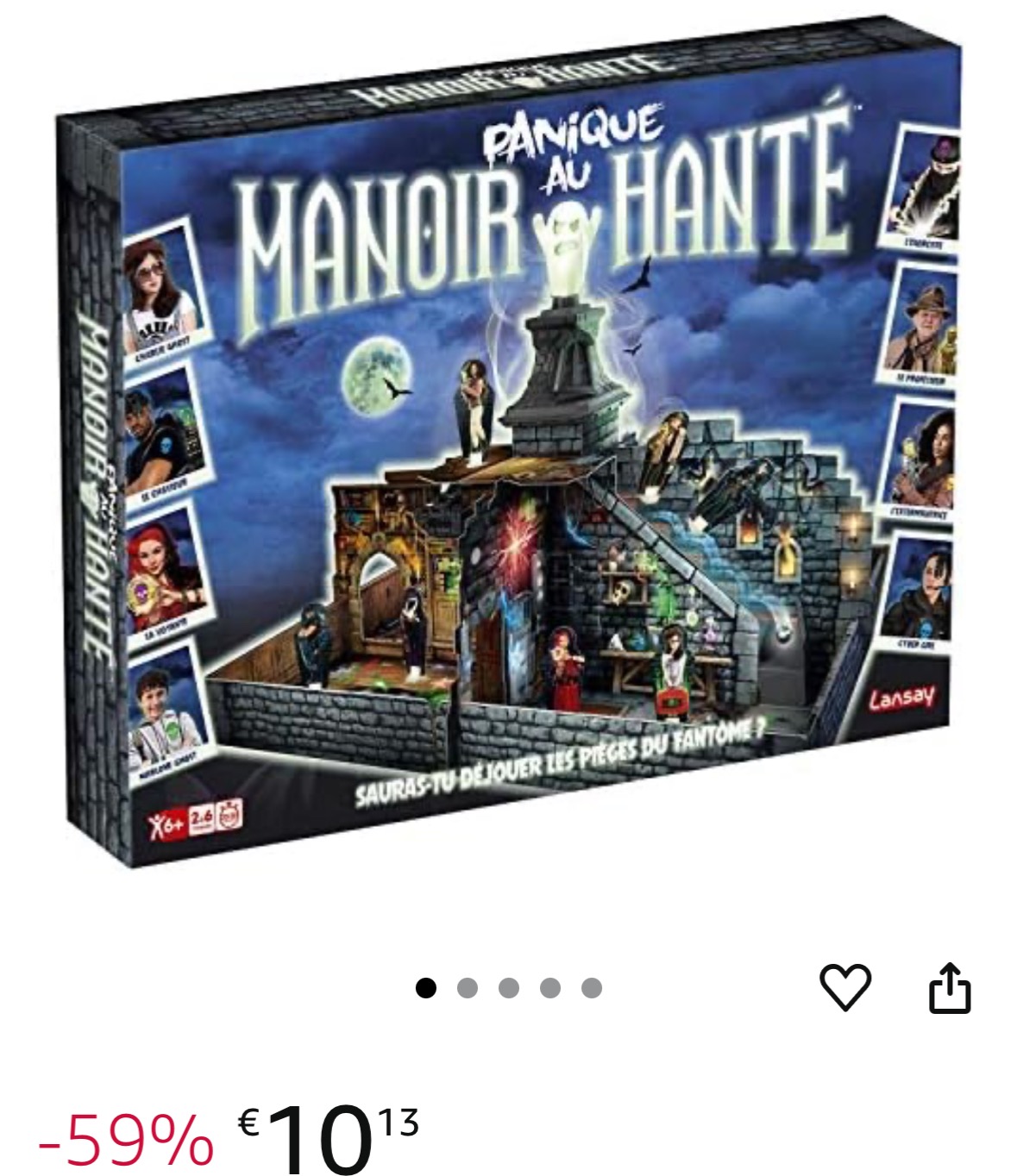 Panique dans le manoir hanté