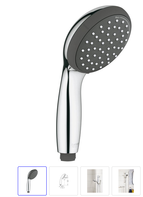 Grohe Handdouche waterbesparend aan 15 euro