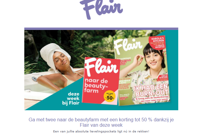 Flair: met 2 naar de beautyfarm met tot -50% korting