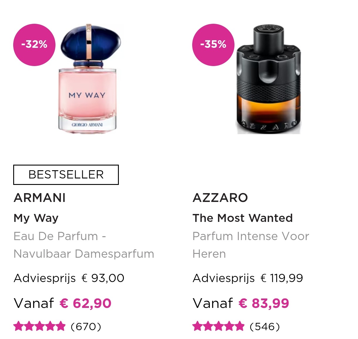 Tot 35% korting bij ICI Paris XL op selectie parfums 🩷