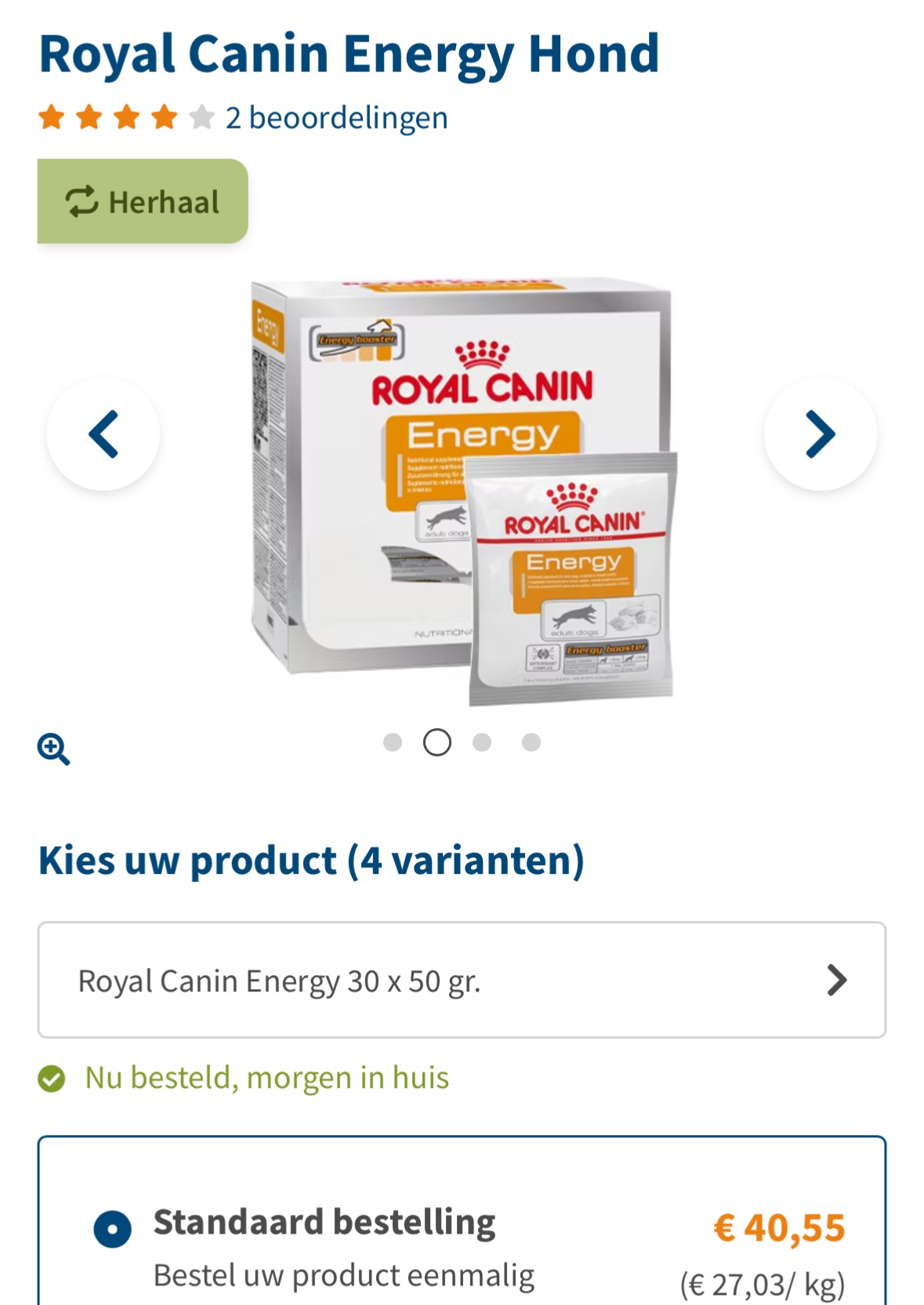 Royal Canin trainingsbrokjes