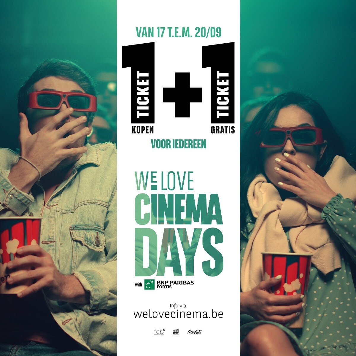 🎈 GIVEAWAY TIME! We geven 20 duotickets voor de Cinema Days weg🎈