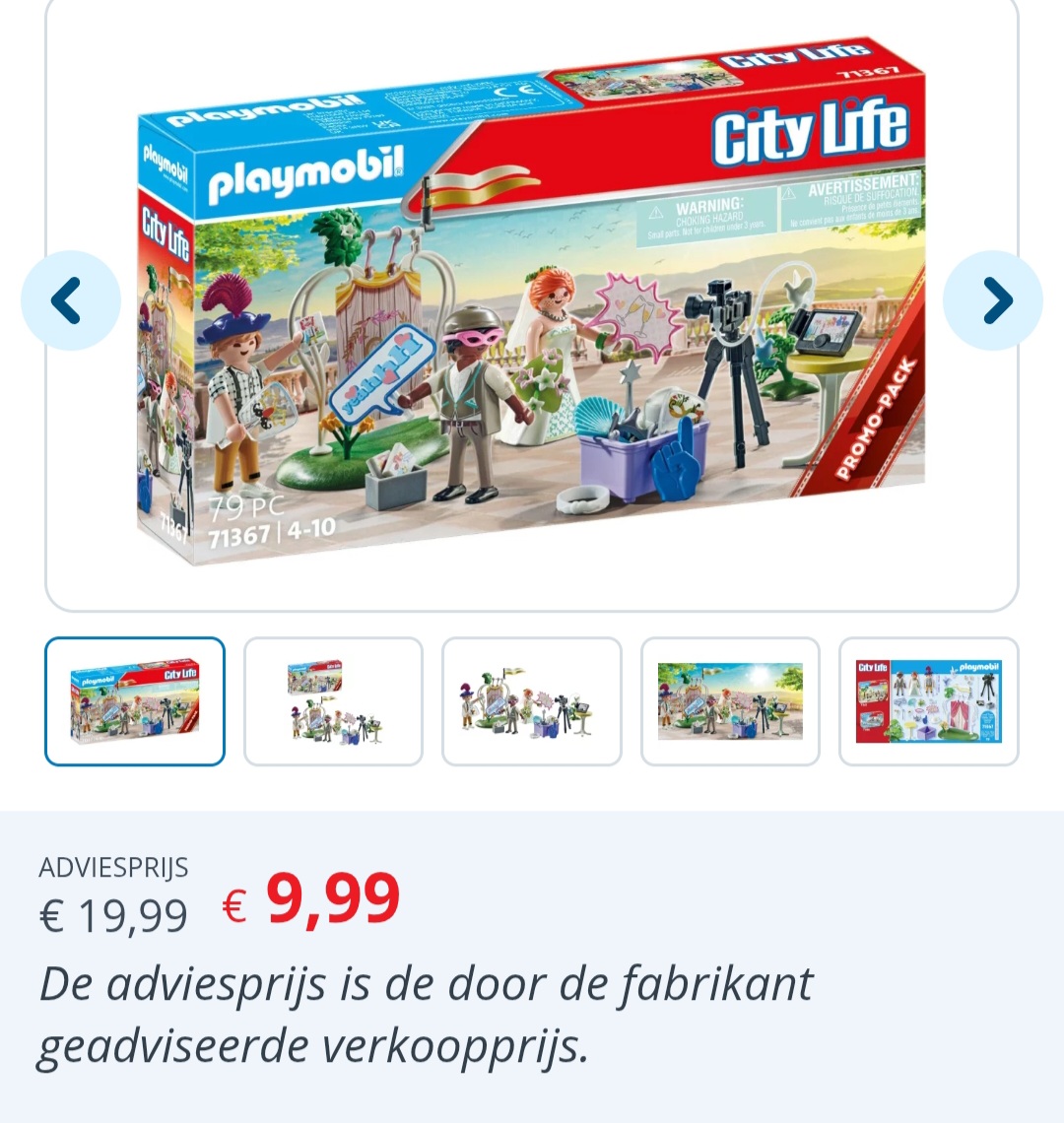 Playmobil Bruidspaar met camera -50%