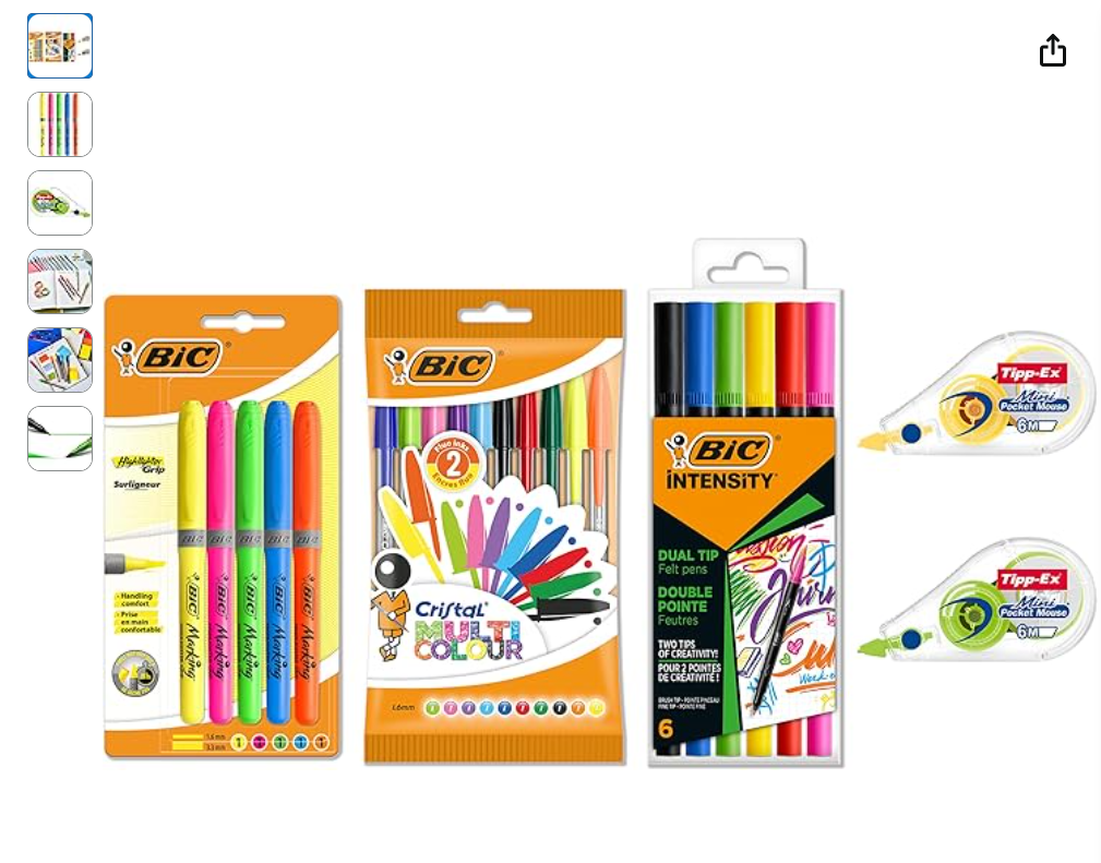 23 stuks BIC voor 6,78 euro bij Amazon BE